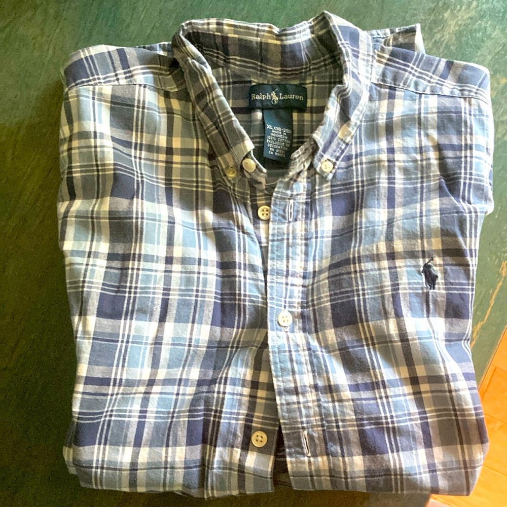 Boys Ralph Lauren Polo long sleeve button down